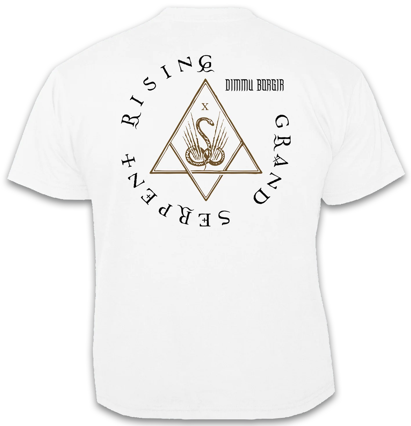 Dimmu Borgir - Grand Serpent Rising T-Shirt (White) - Image 2