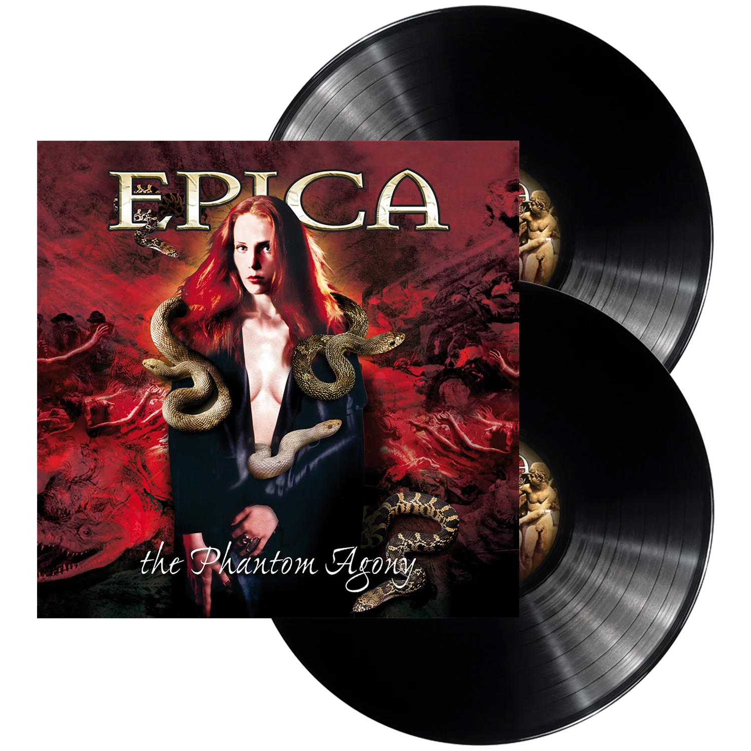 Epica - The Phantom Agony Black Vinyl LP (Import) - Image 2