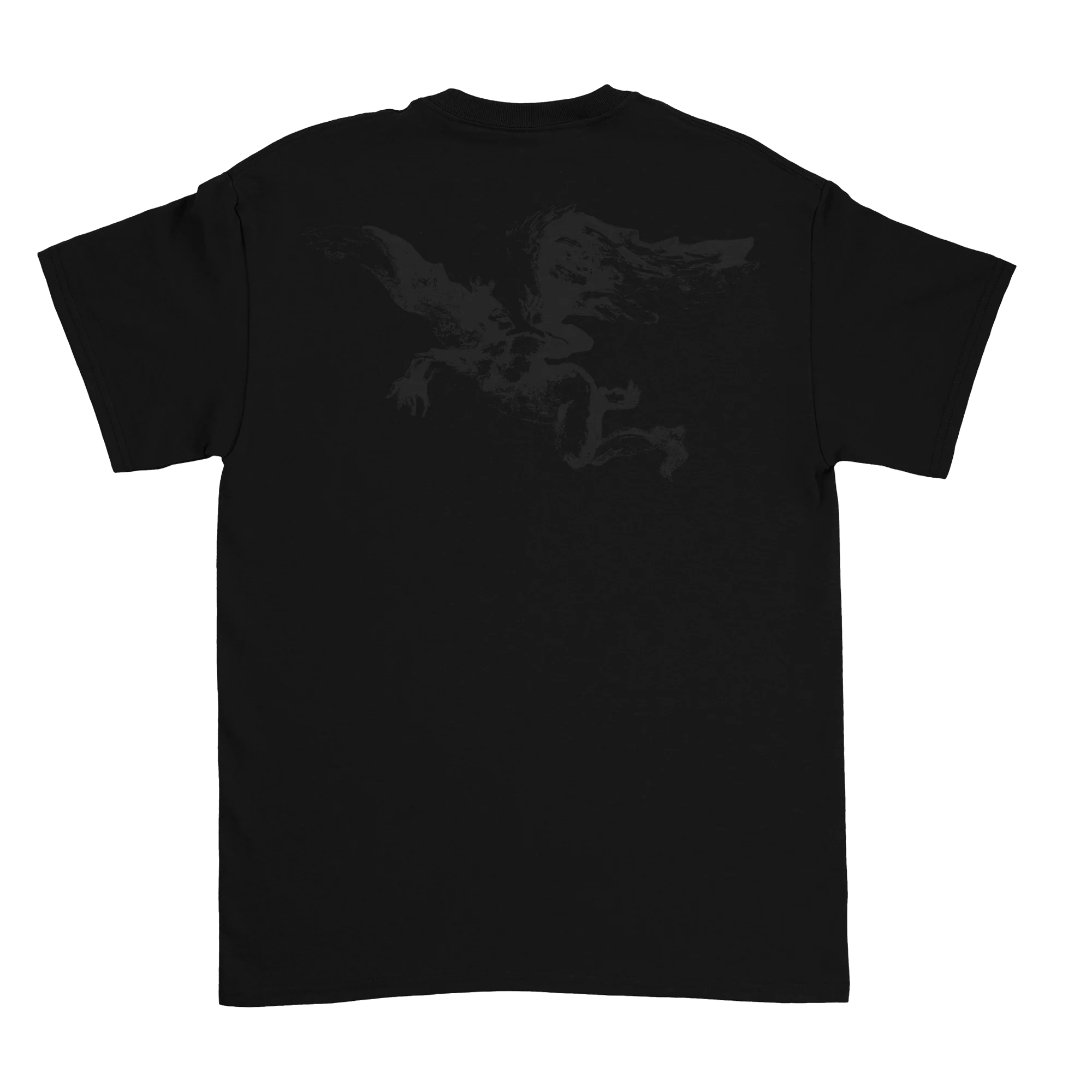 Fuming Mouth - Black On Black Tee - Image 3
