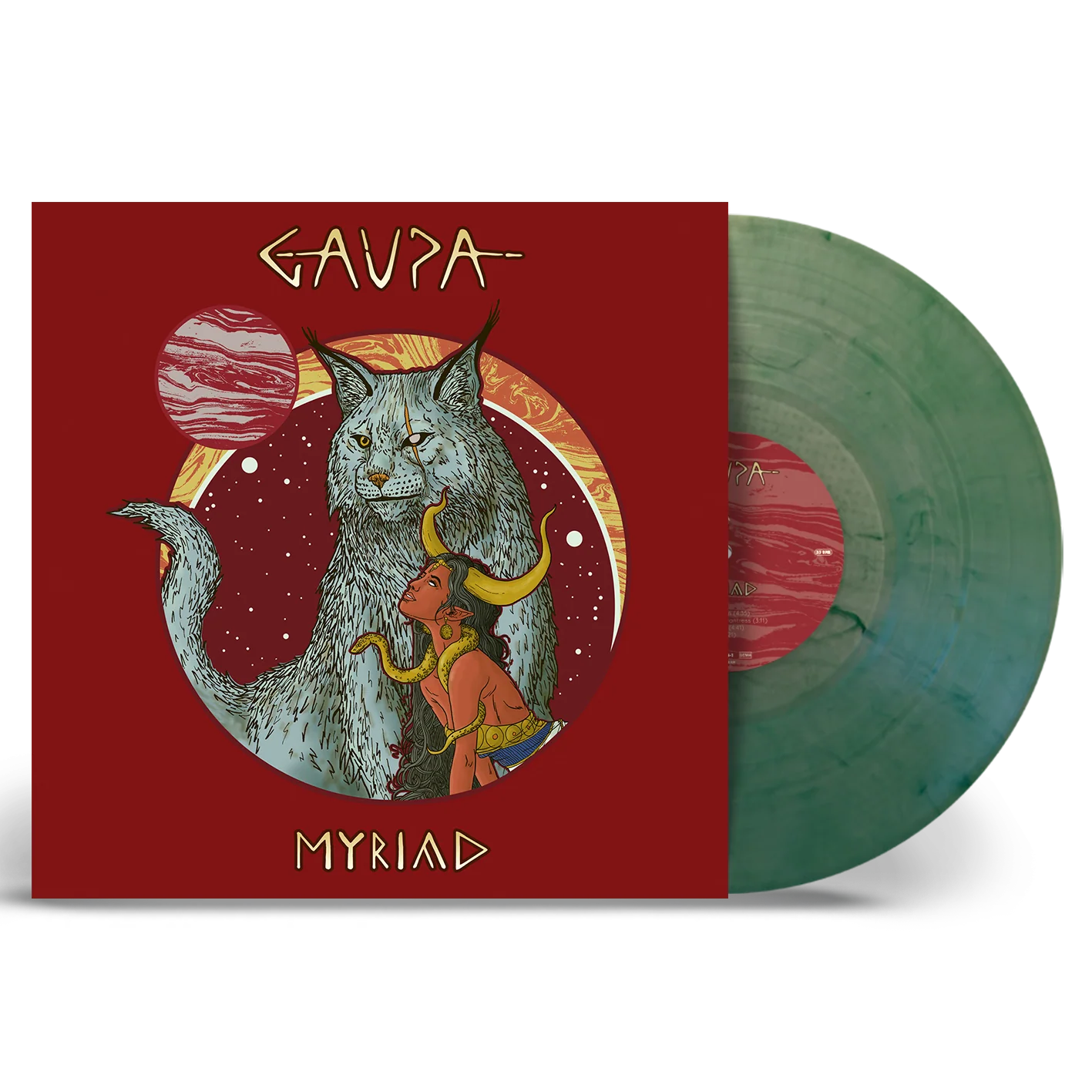 Gaupa - Myriad Green Marbled Vinyl LP (Import) - Image 2