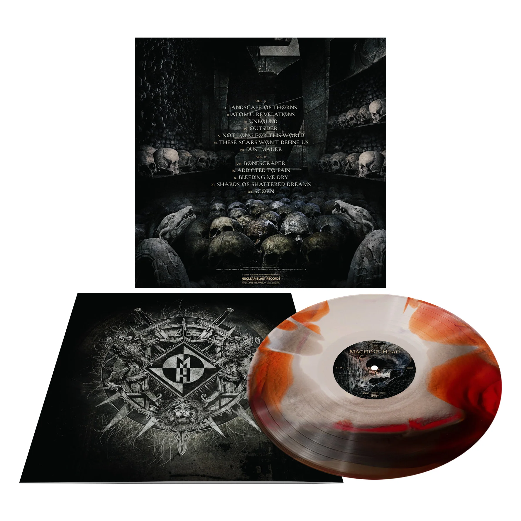 Machine Head - UNATØNED - BØNESCRAPER EDITIØN VINYL - Image 3