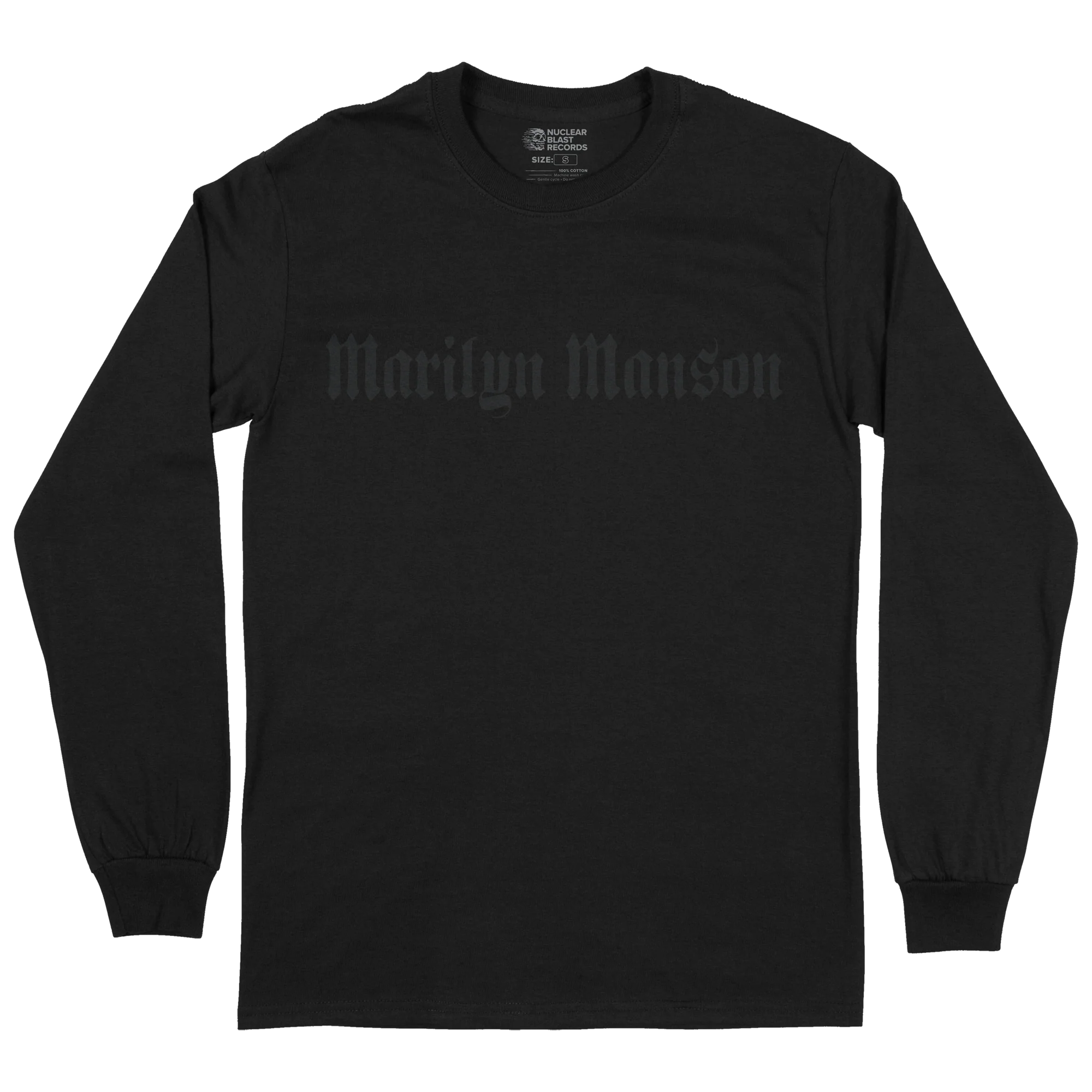 Marilyn Manson - One Assassination Under God - Chapter 1 Black on Black Long Sleeve - Image 2