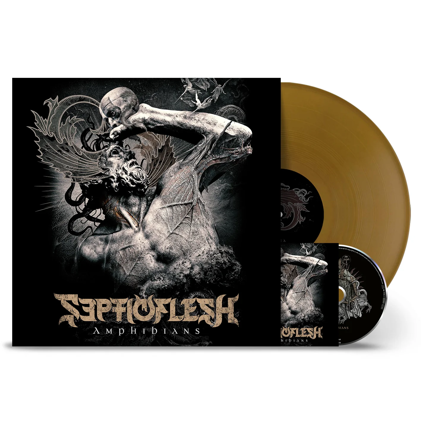 Septicflesh - Amphibians Gold Vinyl + CD